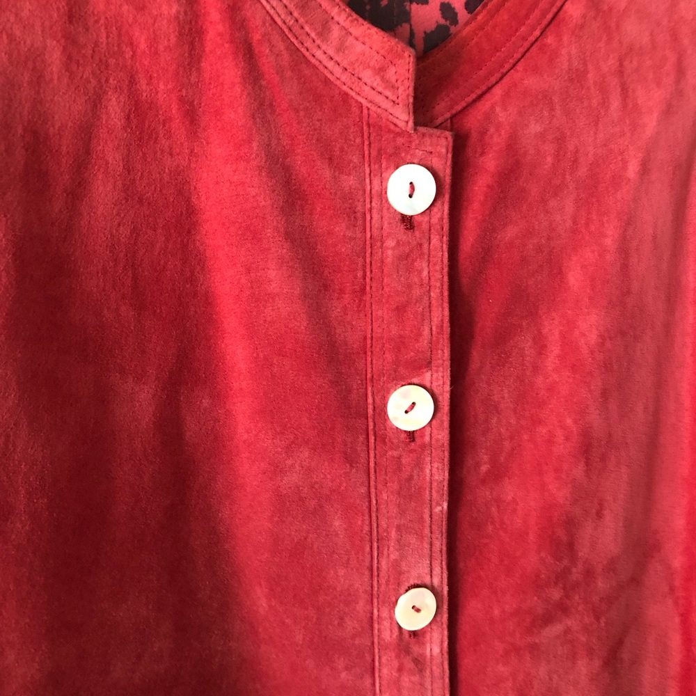 David Dart Reversible Leather Animal Print Jacket - Picture 2 of 6
